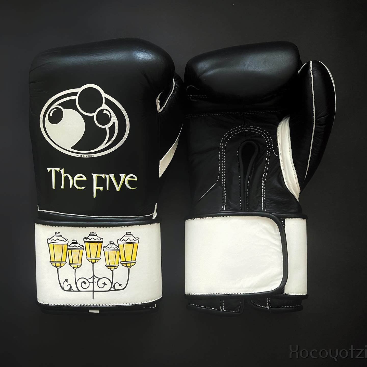 Grant Black/White Boxing Gloves Durable Sparring Gloves